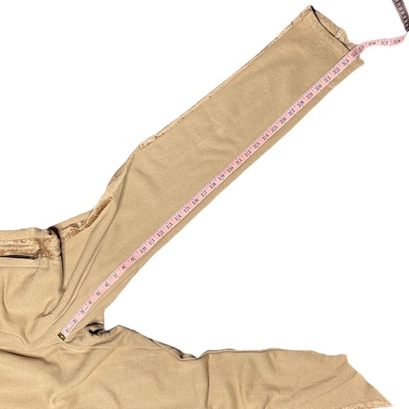 Cotton Citizen Tan Sweatpants with Velvet Stripe Trim Women's XL - Picture 5 of 9